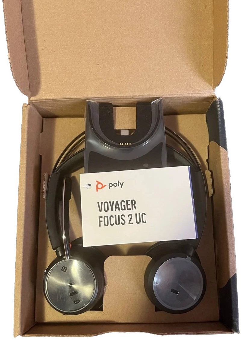 Brand New Poly Voyager Focus 2 Stereo USB-C Headset Noise Cancellation 9T9J5AA
