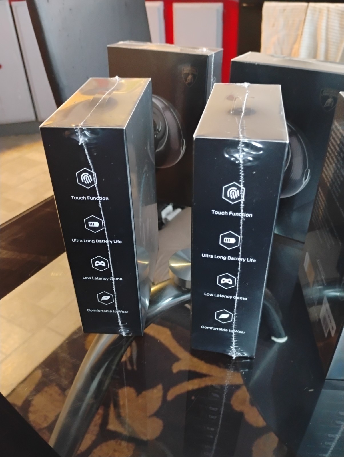 Lamborghini Official Wireless Earbuds | Sport Ear Hook| Vintage|Limited edition