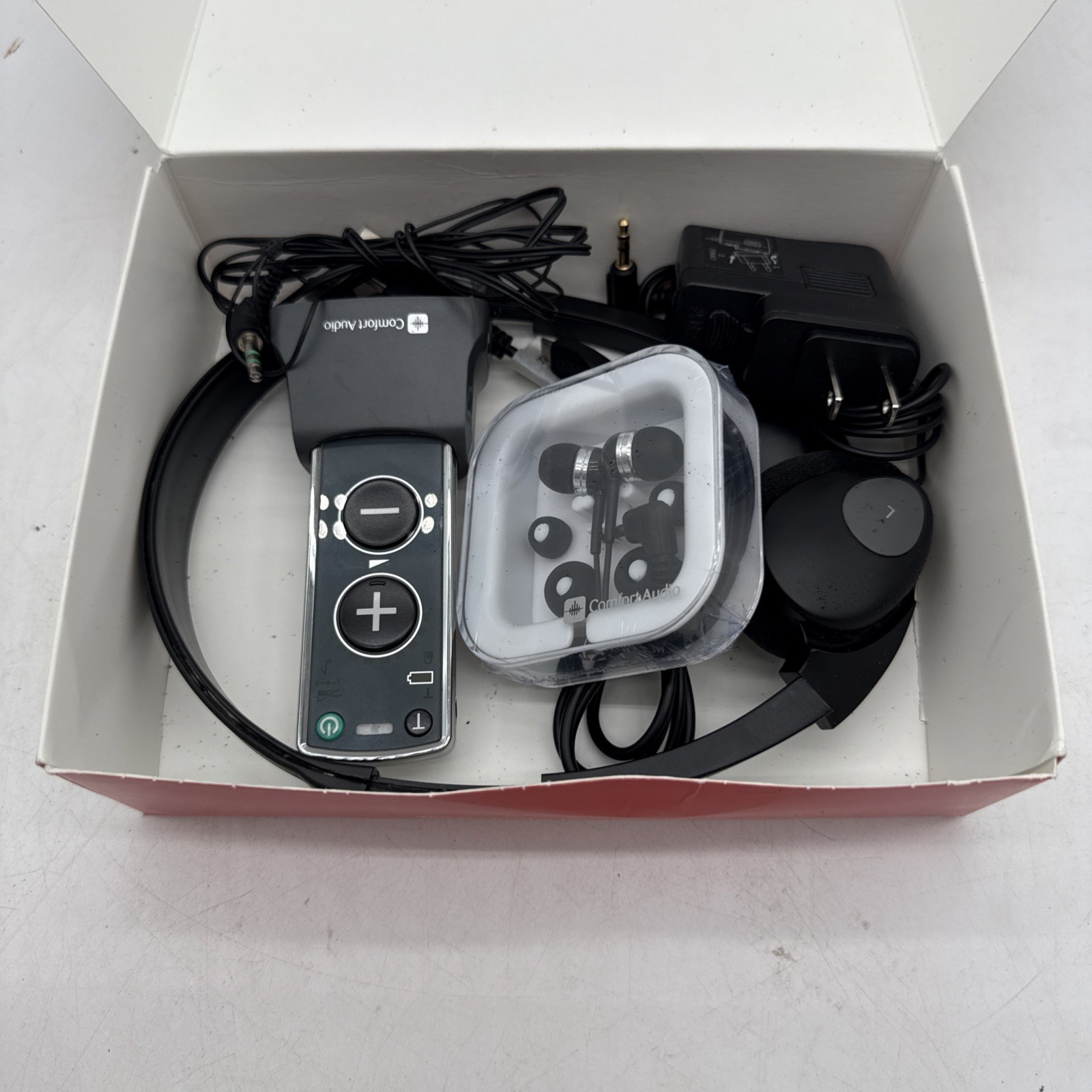 Comfort Audio Duett Personal Listener w/ Headphones & Earphones – Model 052-4110
