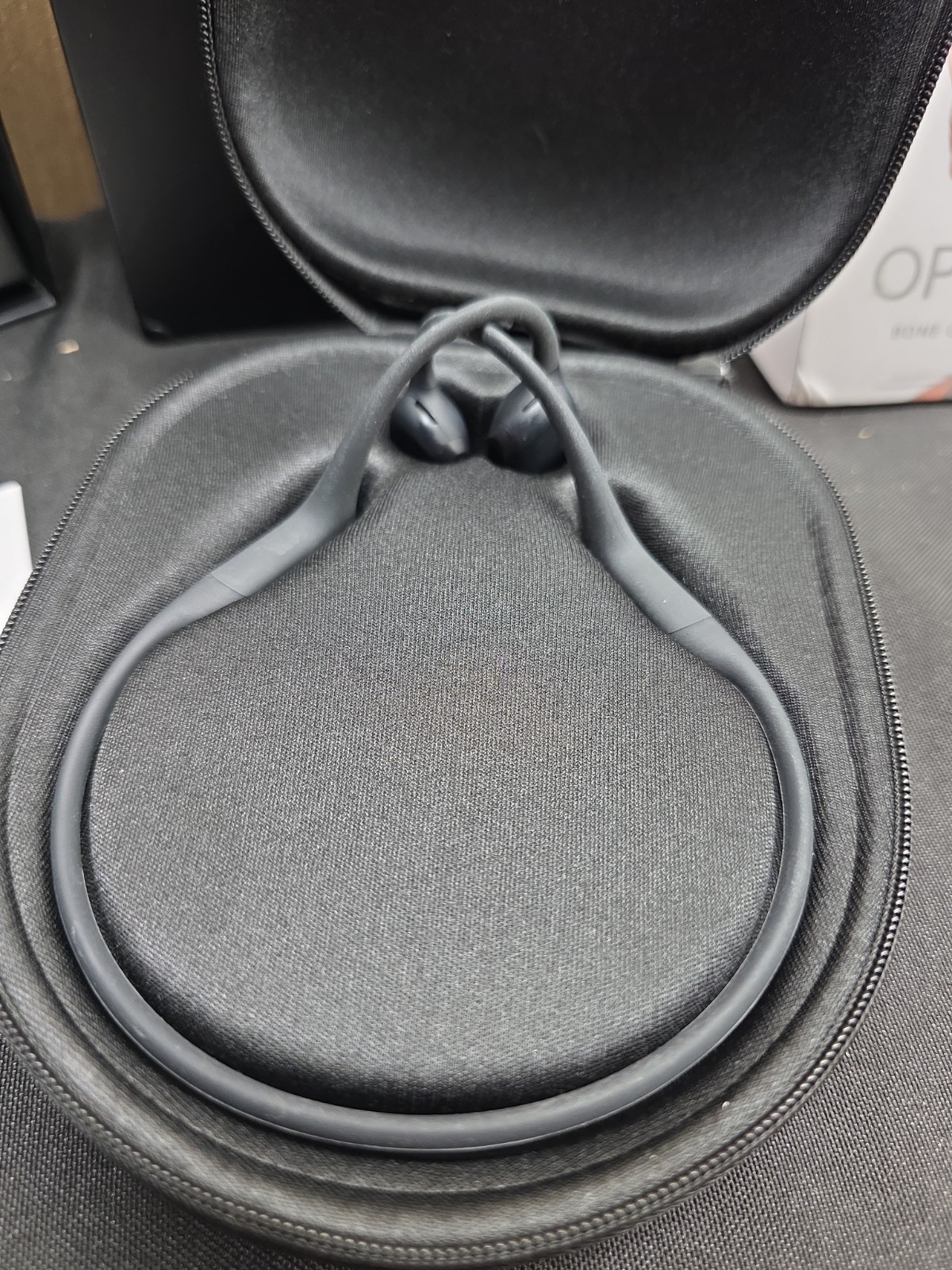 Shokz OpenRun Pro Open-Ear (Behind the Neck) Bluetooth Headphones – Black