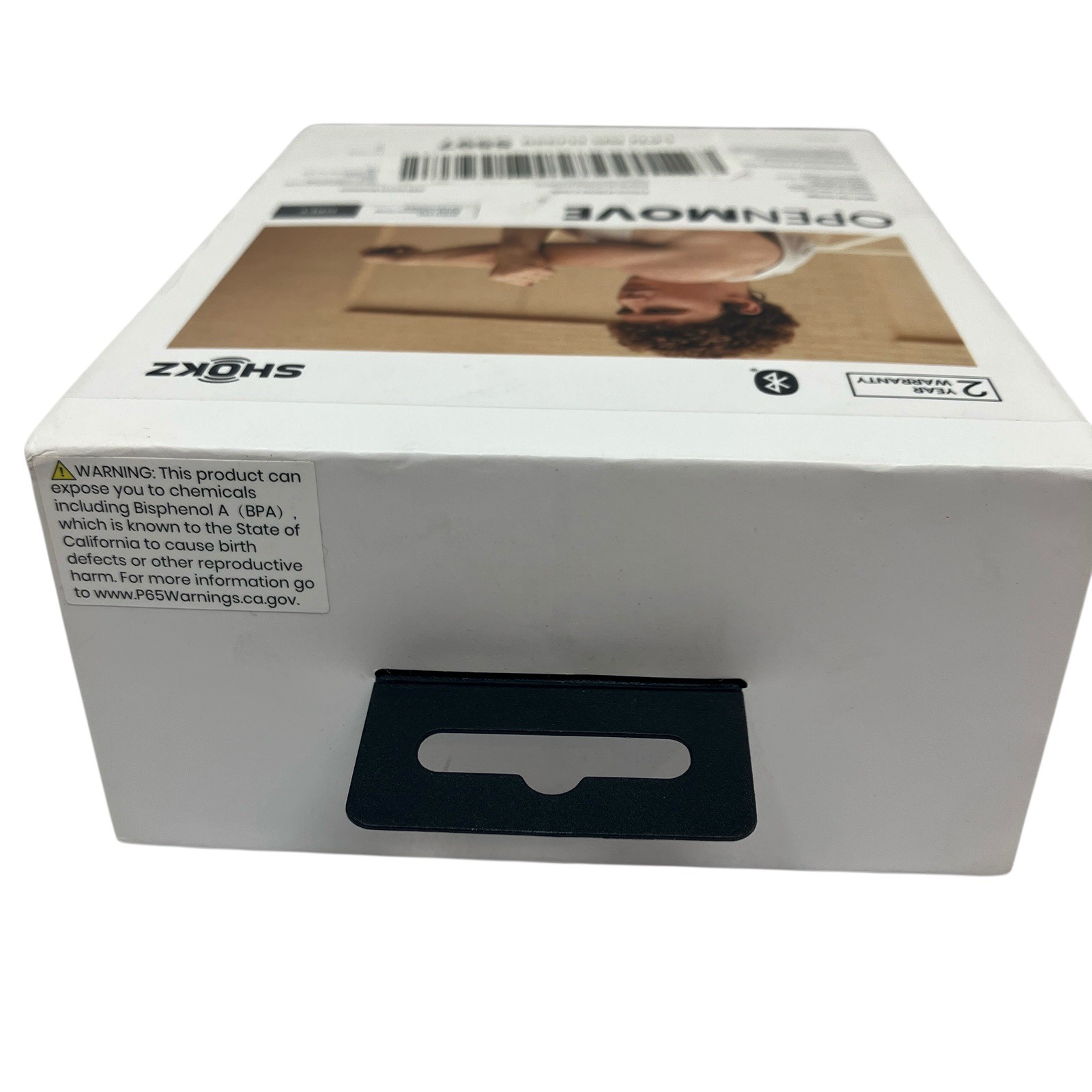 Shokz OpenMove Bone Conduction Headphones Grey Wireless Running Workout Gym Nib