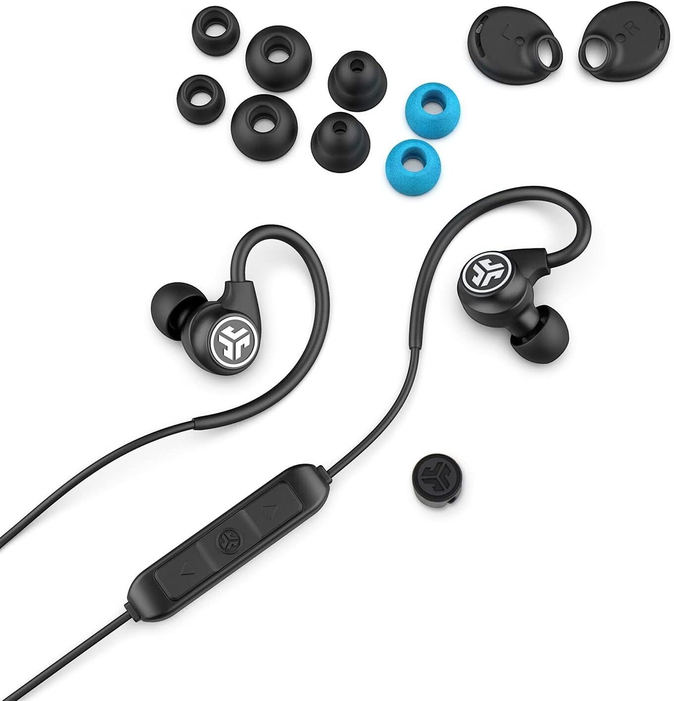 Fit Sport 3 Wireless Fitness Earbuds, Black, Bluetooth 4.2, 6 Hour Battery Li…