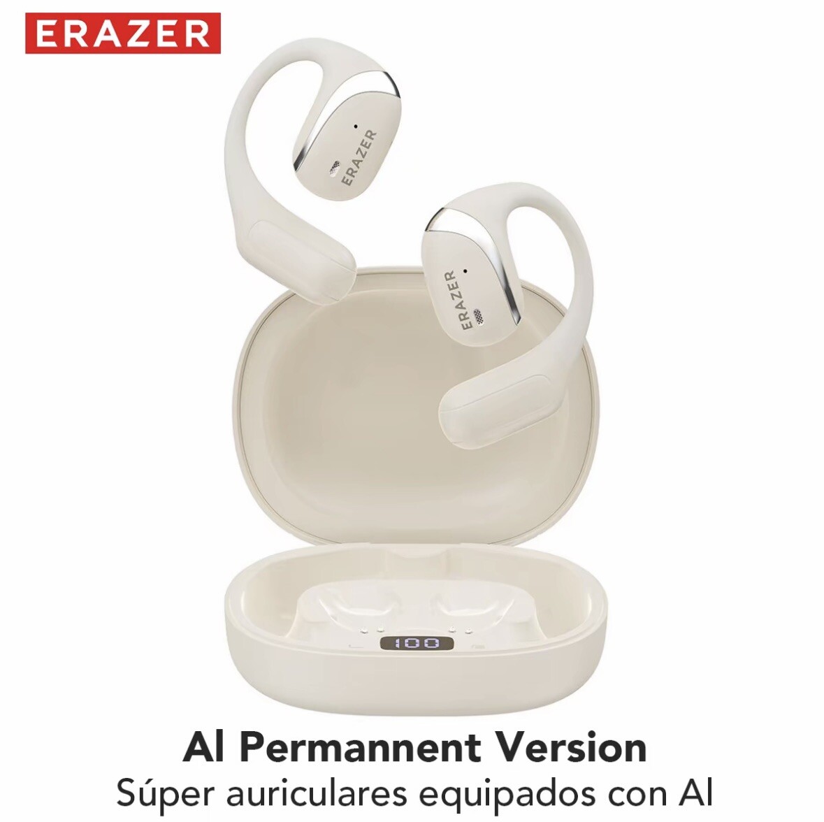 New Earbuds Lenovo Erazer X9 Wireless With Noise Canceling Bluetooth (White)
