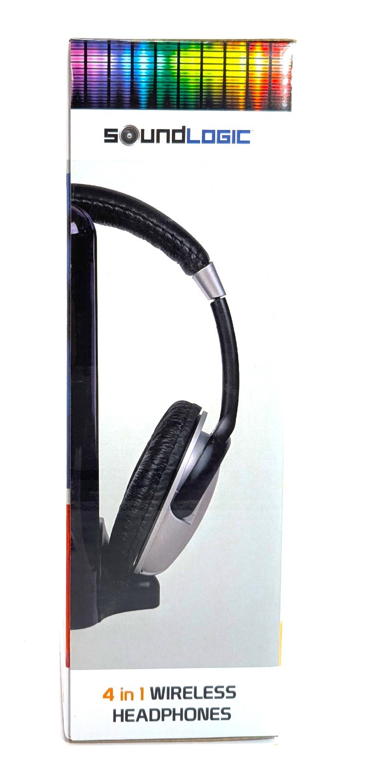 SoundLogic 4 In 1 Wireless Headphones With FM Radio Online Chat Wired Option