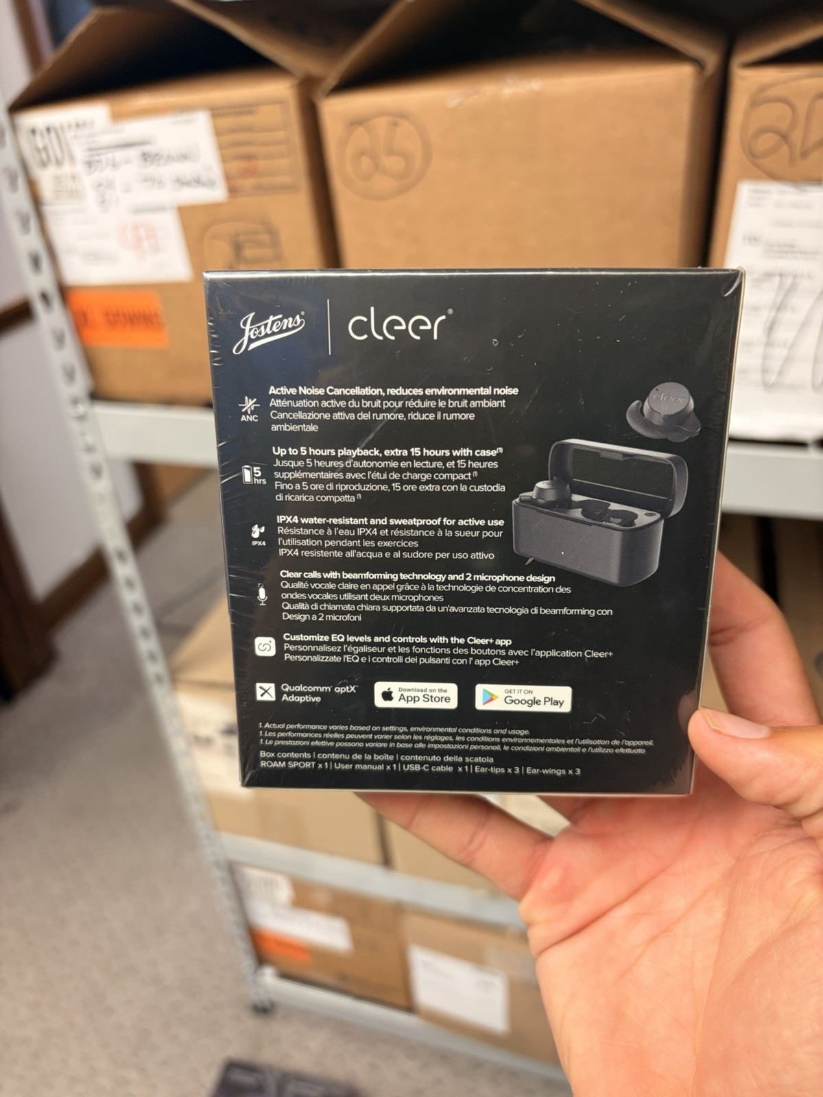 Cleer Goal True Wireless Bluetooth Earbuds and clear roam sport wireless