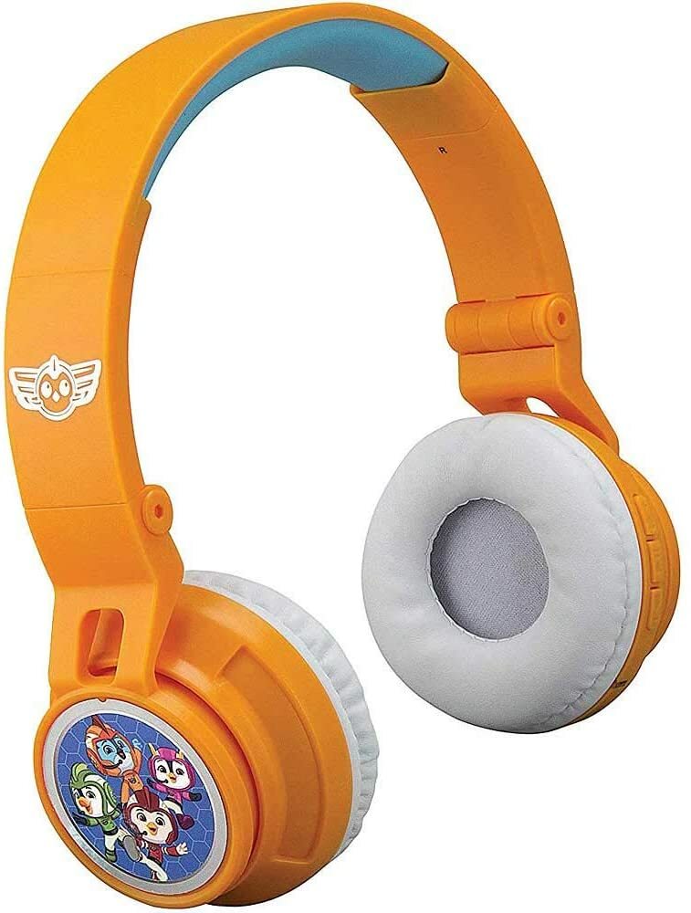 eKids Wireless Headphones for Kids, Bluetooth w/ Built In Mic – Top Wing Cartoon