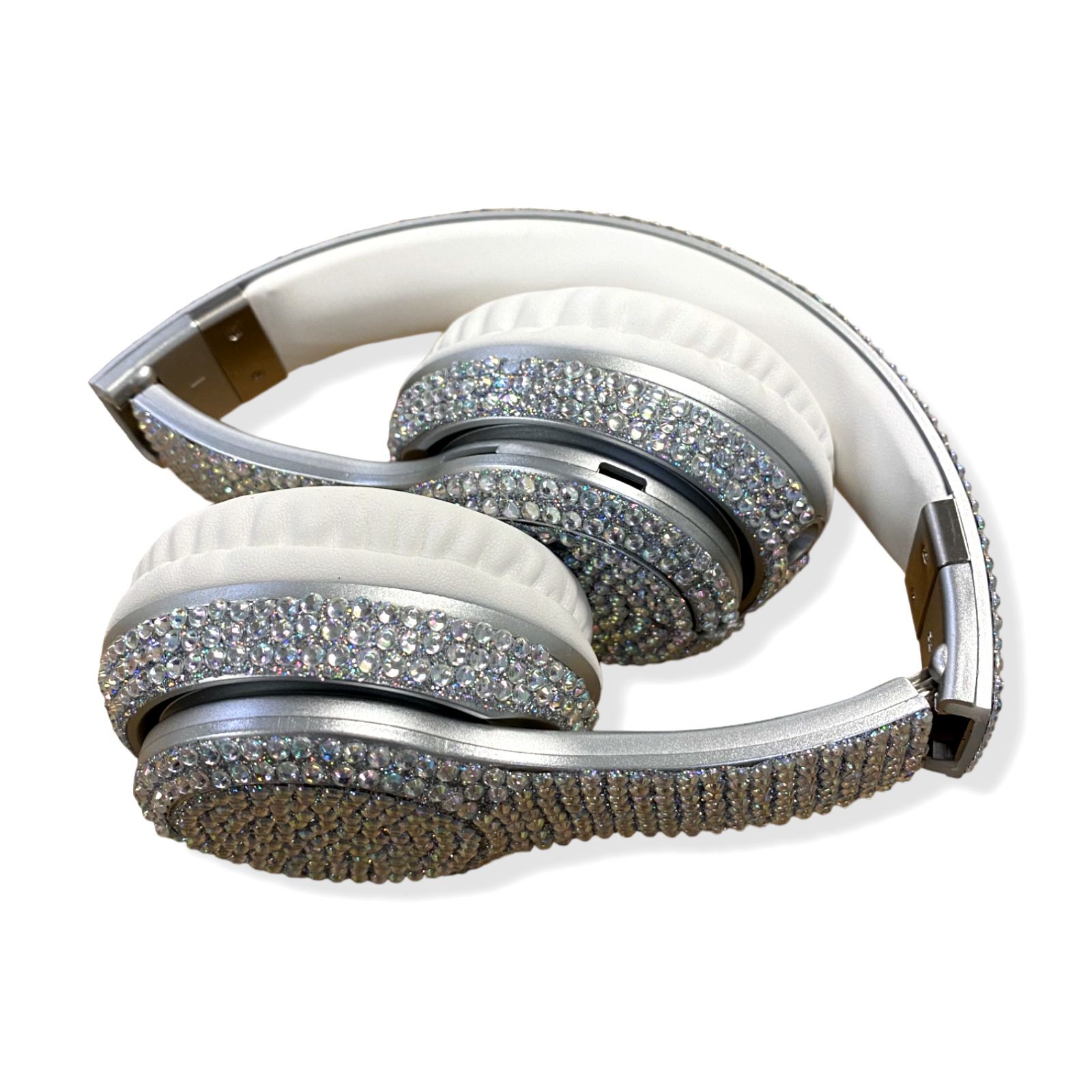 $48 Wireless Express Kids’ Iridescent Stereo Bluetooth Bling On-Ear Headphones