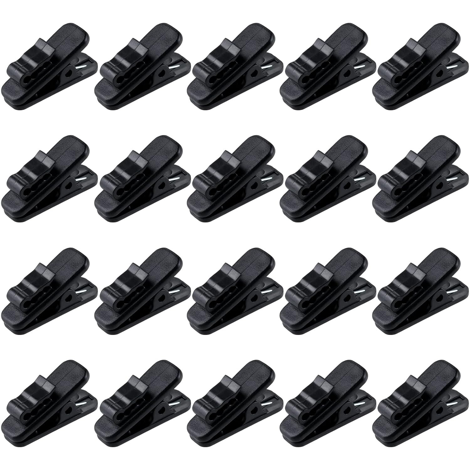 20 Earphone Wire Clips Headphone Wire Clothing Clips for Fixing Headphone Wire