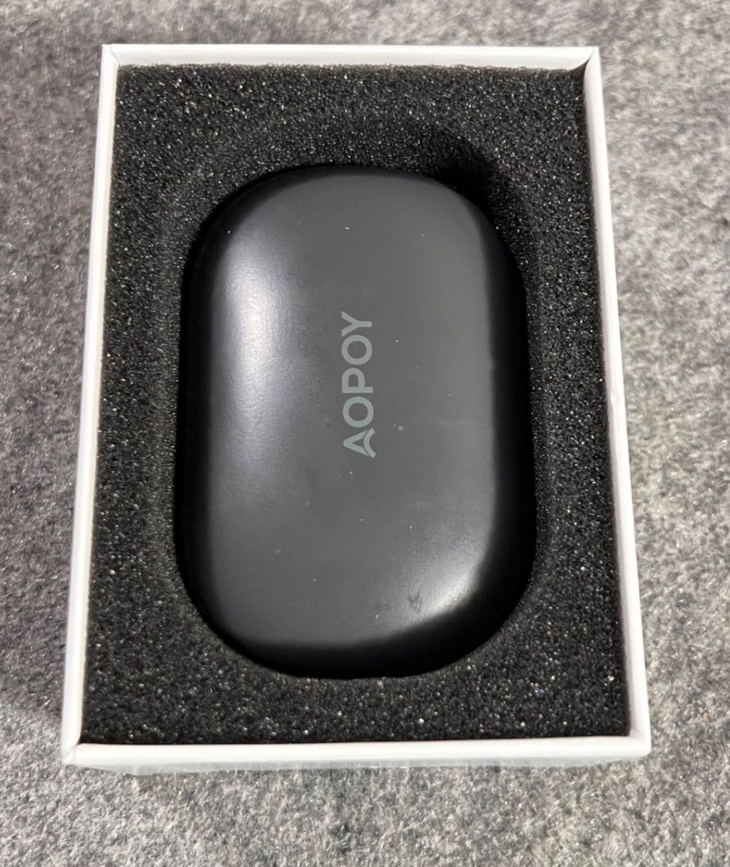AOPOY X12 True Wireless Earbuds – Gray TESTED! Case and Box Included!