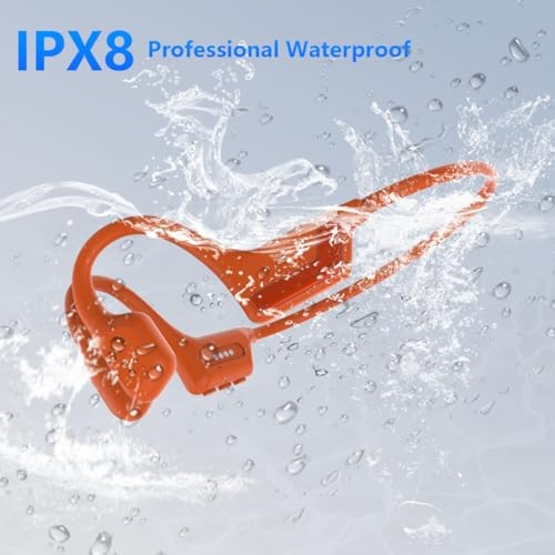 Bluetooth 5.4 Open-Ear Bone Conduction Headphones with Bluetooth 5.4