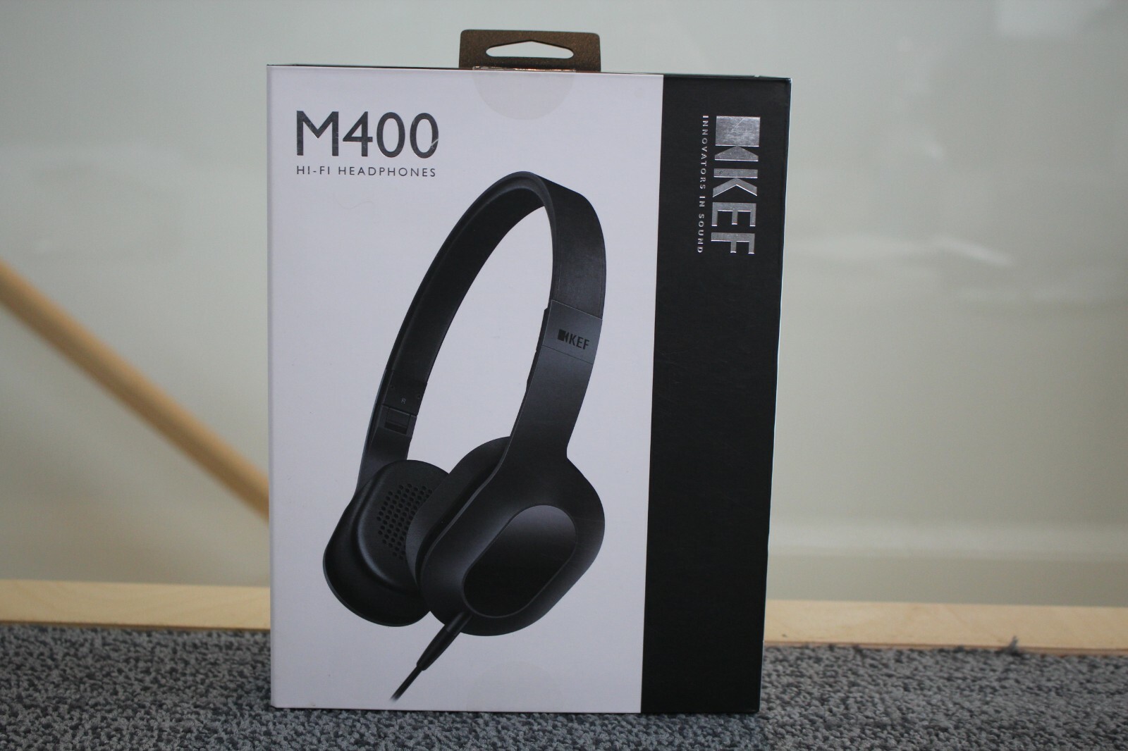 KEF M400 Hi-Fi Headphones – Deep Black