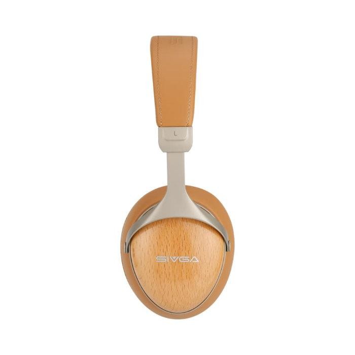 SIVGA SV021 Pro Beechwood Closed Back HiFi Headphones Wired 50mm OFC Cable