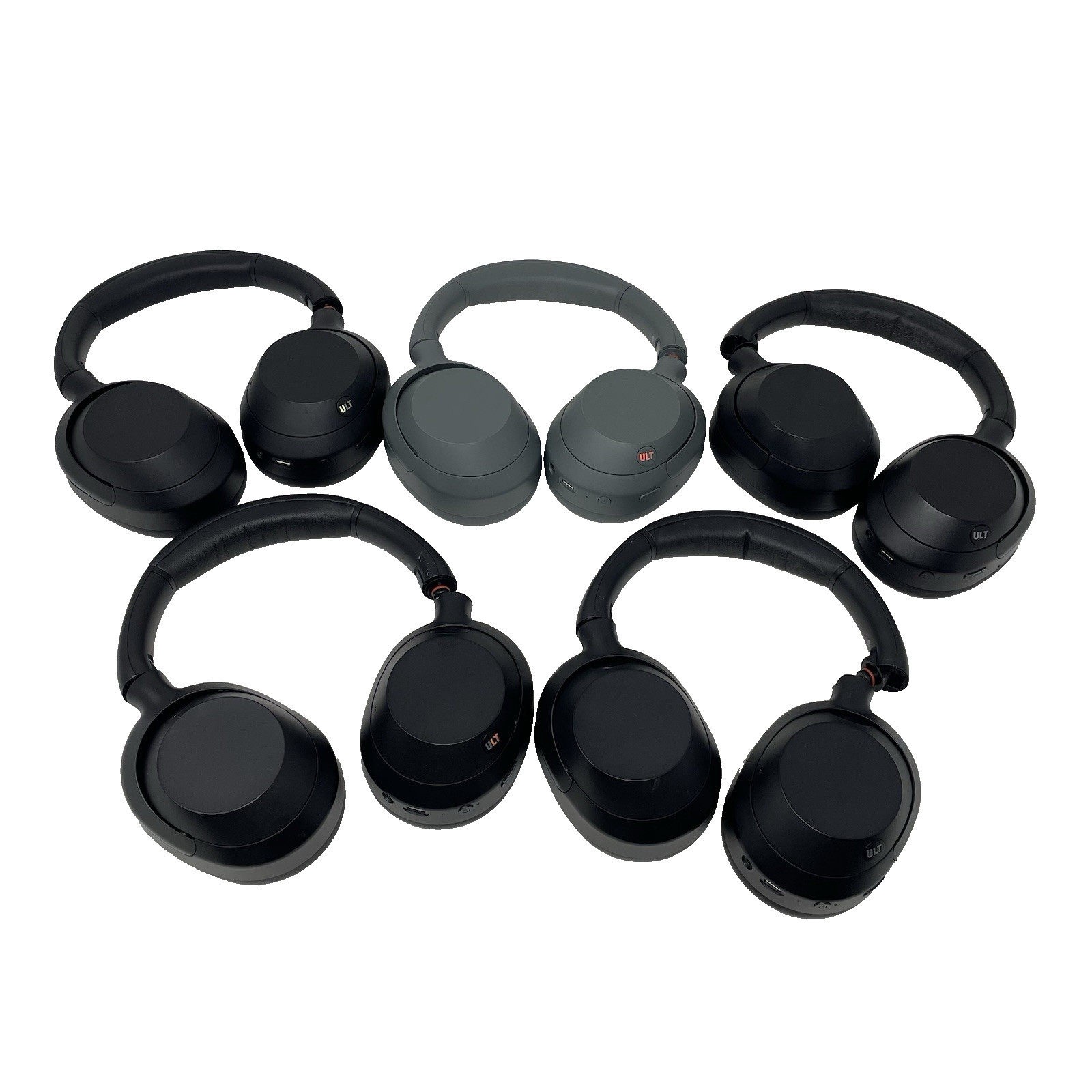 Lot Of 5 Sony ULT WEAR 900N YY2981 Wireless Noise Canceling Bluetooth For Parts
