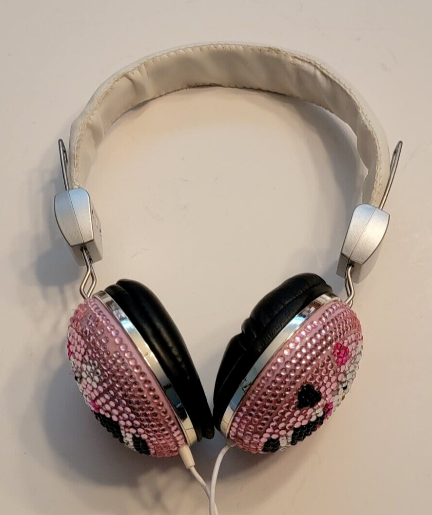 2013 Hello Kitty Rhinestone Headphones Tested/Working