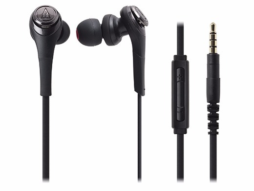 audio technica ATH-CKS550i In-Ear Headphones for iPhone Black Blue Red White NEW