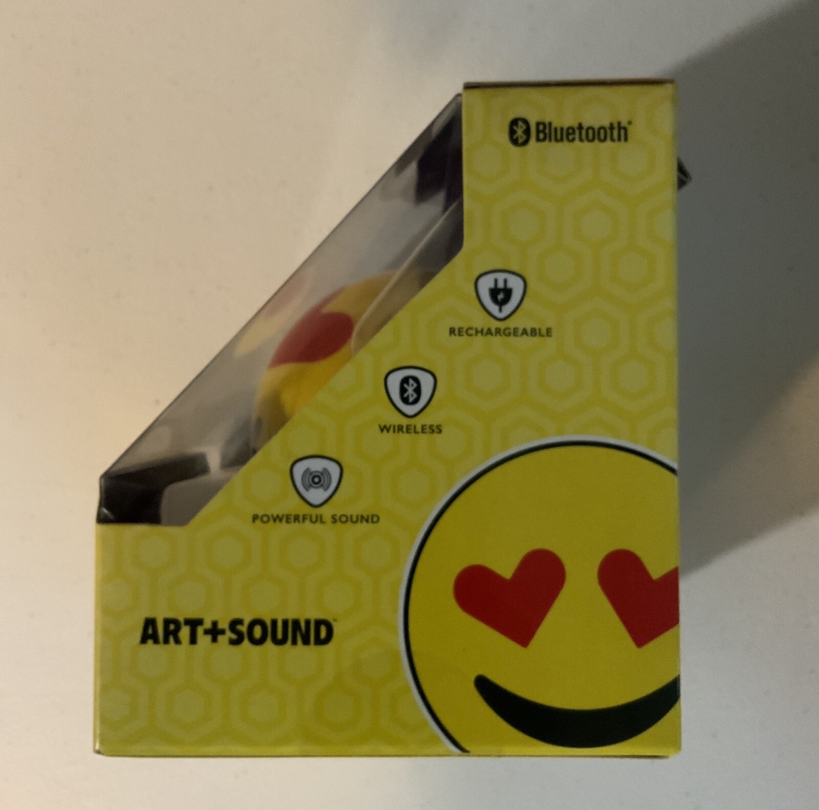 NEW Art+Sound Emoji Speaker HEART EYES Wireless Rechargeable Bluetooth