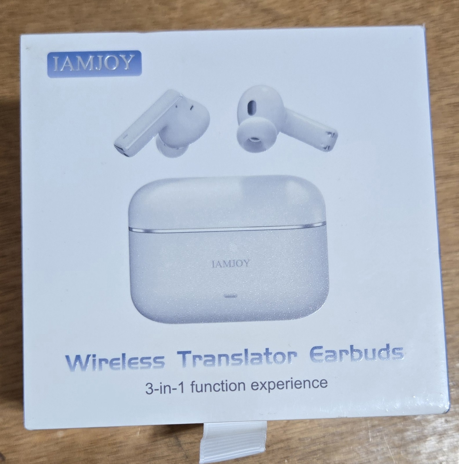 IAMJOY P200 Wireless Translator Earbuds – 3-in-1 Function – New in Box