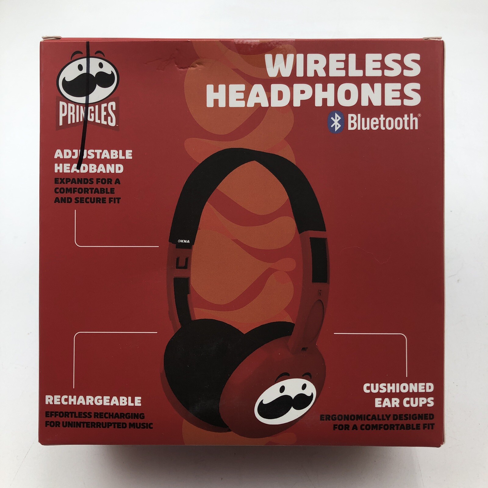 New In Box Pringles Wireless Headphones Set Back to school Bluetooth