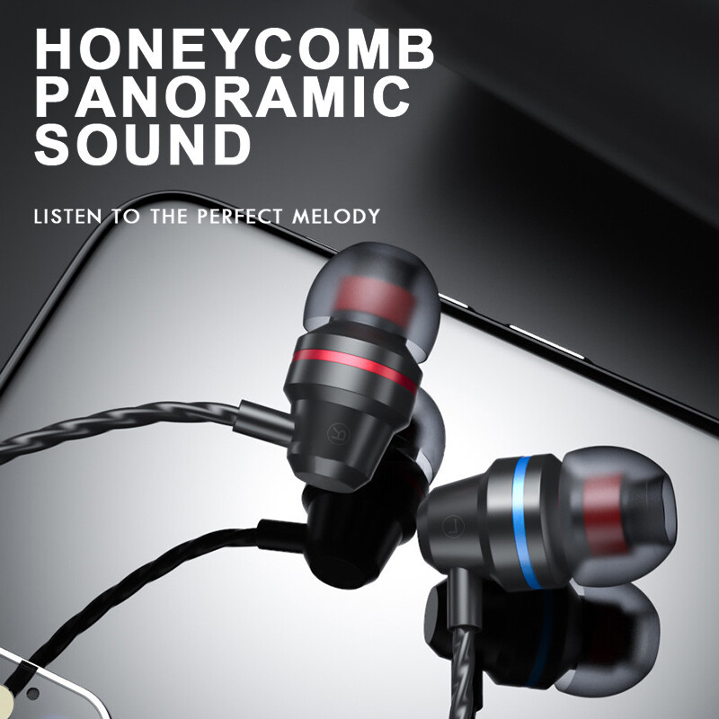 HIFI Bass Stereo Wired Earbuds Headset In-Ear Earphone Headphone 3.5mm USB-C Lot