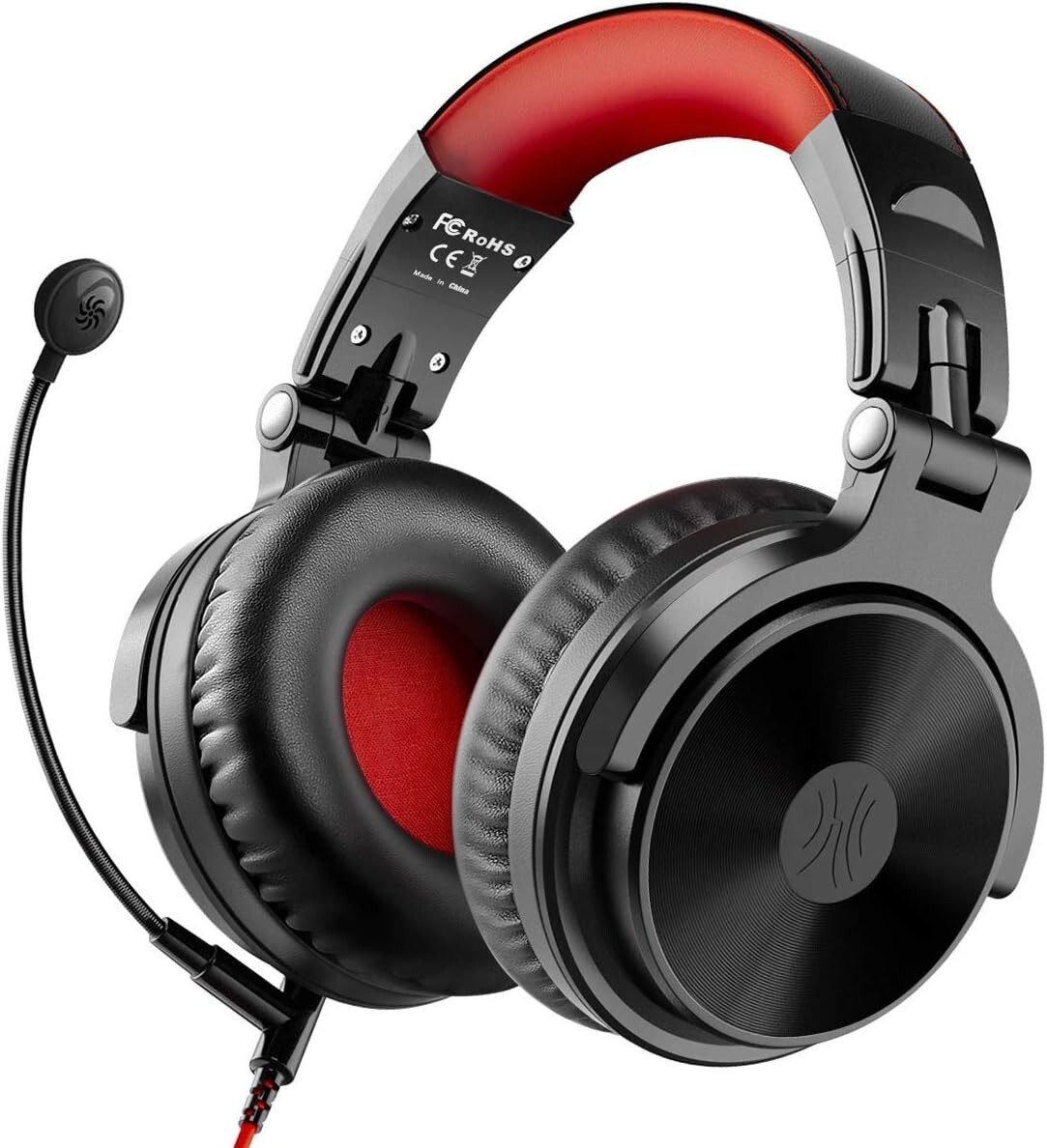 OneOdio Bluetooth Over Ear Headphones Wireless/Wired Foldable with Boom Mic