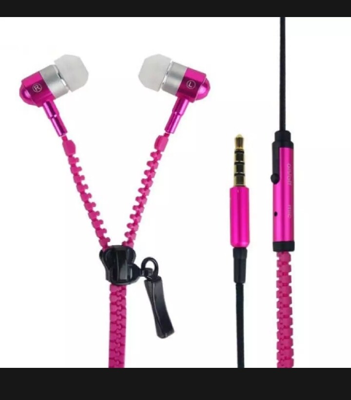 No Tangle, AMAZING ZIPPER EARPHONES with Mic, Earbud, 3.5mm jack. FREFREESHIP