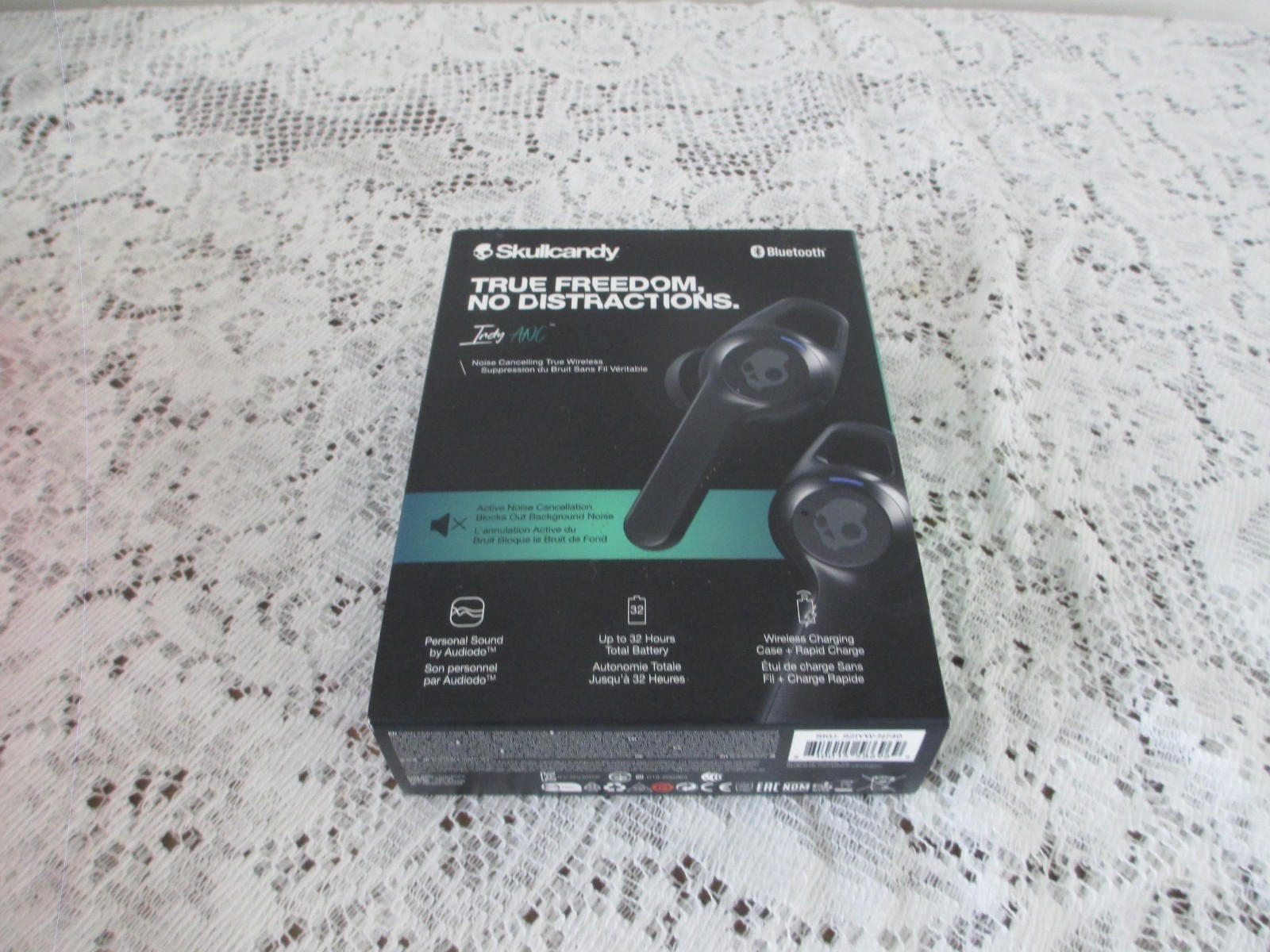 Skullcandy True Freedom No Distractions Indy Anc Earbuds Bluetooth NEW IN Box