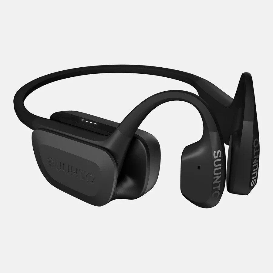 Suunto Aqua SS051023000 Open Ear Bone Conduction Waterproof Headphone – Black