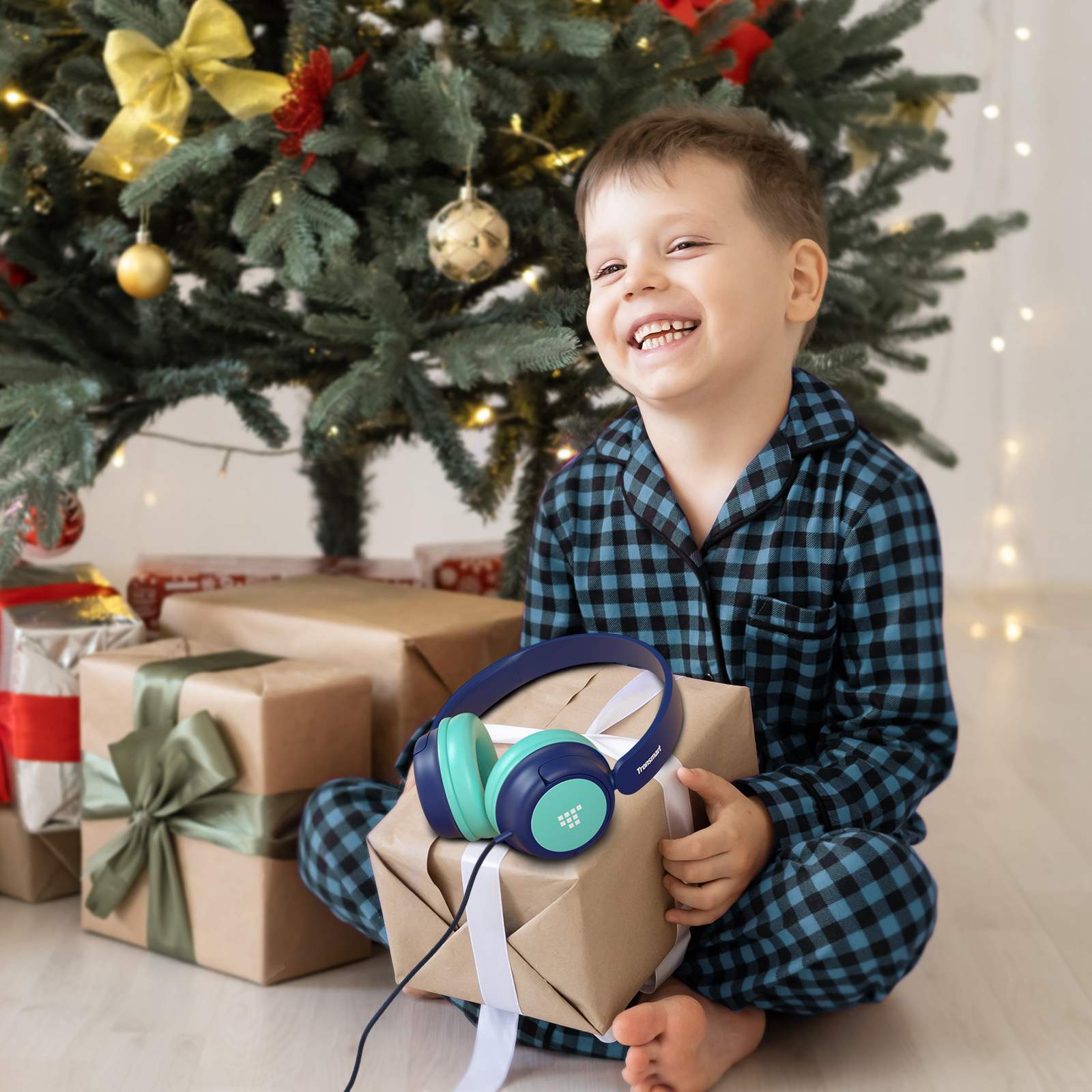 Tronsmart KH01C Headphones Kids,85dBA Volume,Foldable Headphones Christmas Gift