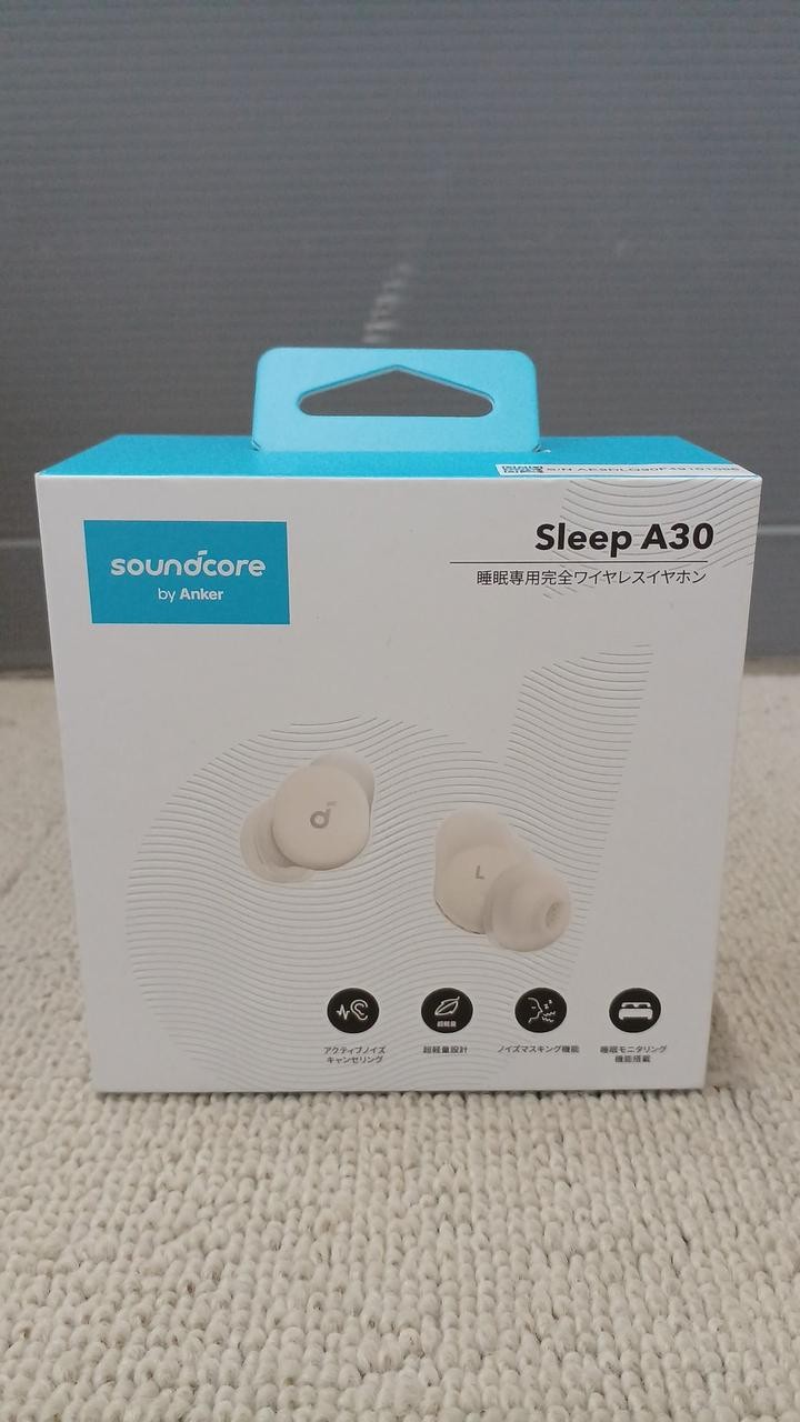 Soundcore Sleep A30 Wireless Earphones, TWS, In-Ear, 13.5Ω, 20Hz-20kHz