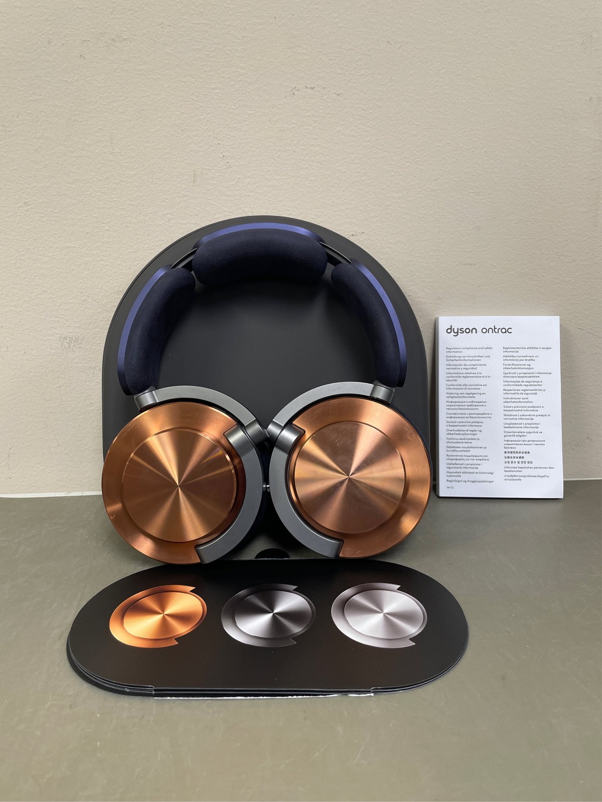 Dyson OnTrac headphones | CNC Copper