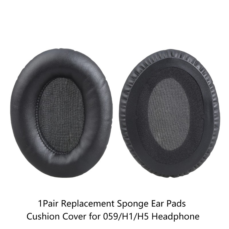 Protein Leather Ear Pads Ear Cushion Cover Earmuffs for 059/H1/H5 Headphone