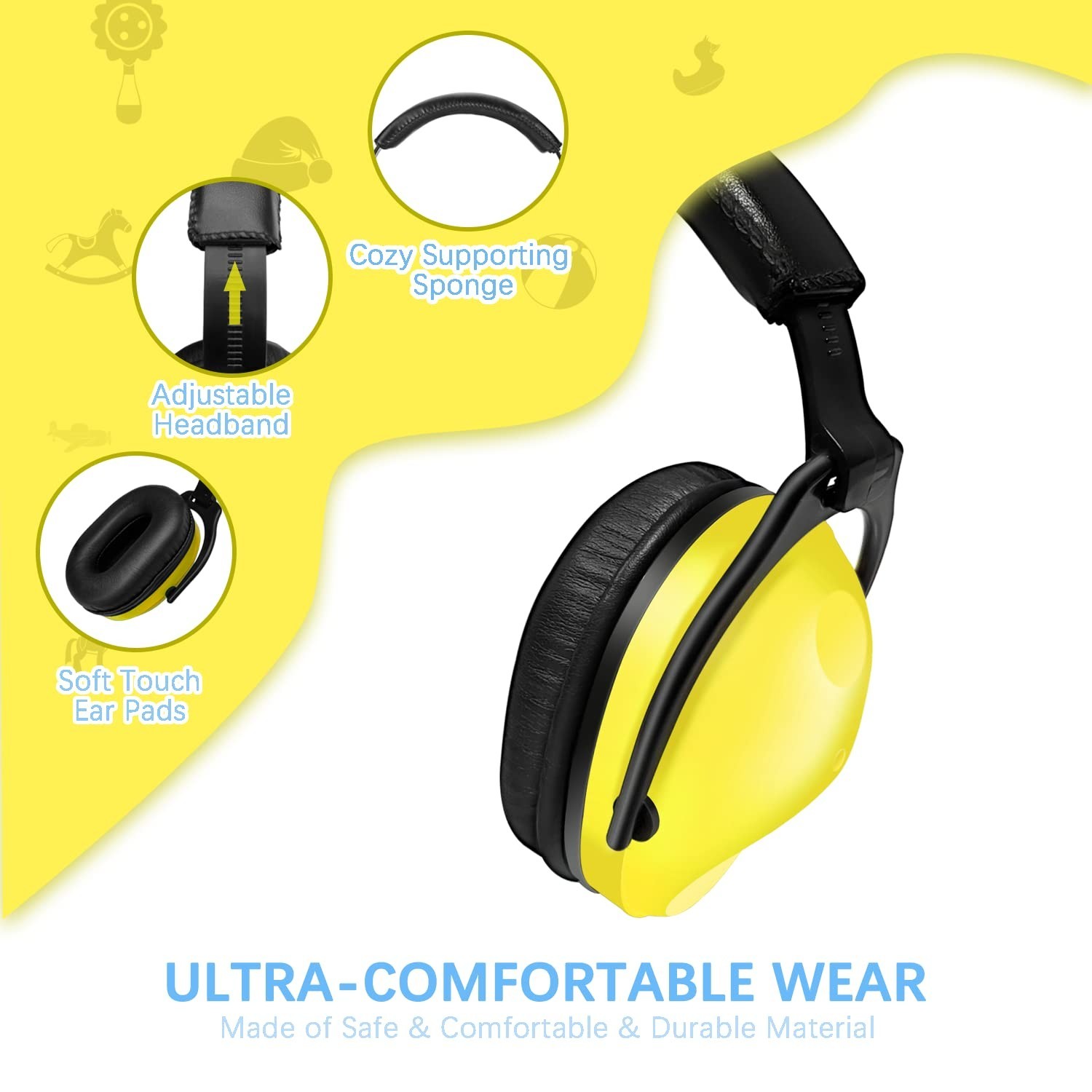 Kids Noise Cancelling Headphones 3 Pack – Ear Protection for Concerts, Events, F