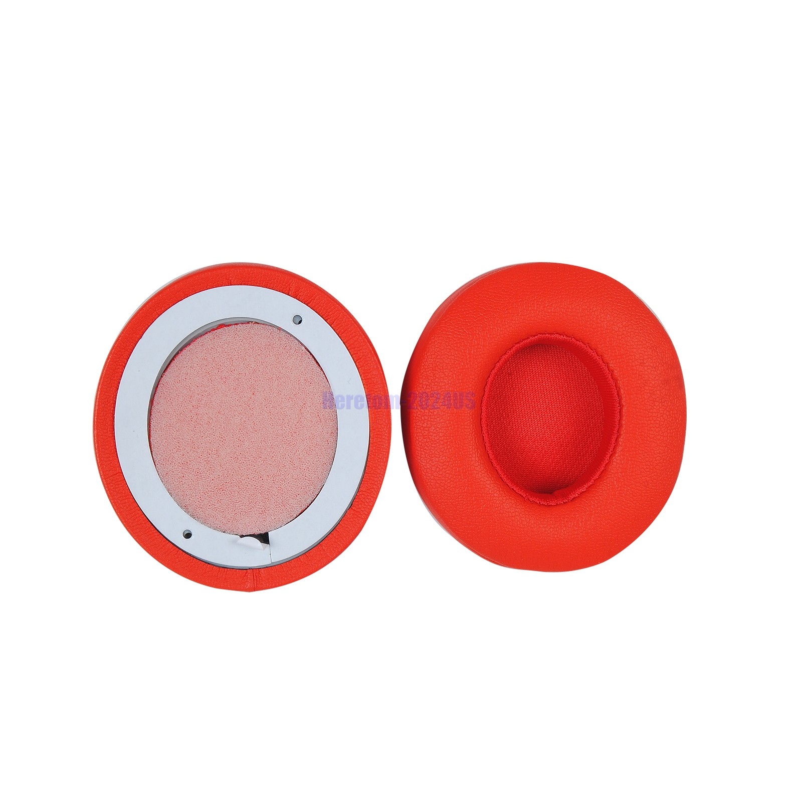 1 Pair Ear Pads Cushion For Beats Dre Solo 2 3 Headphones Replacement China Red