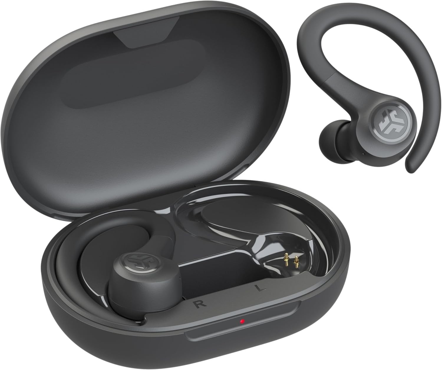 Go Sport+ Wireless Workout Earbuds – 35+ Hours Playtime & Secure Fit – Graphite