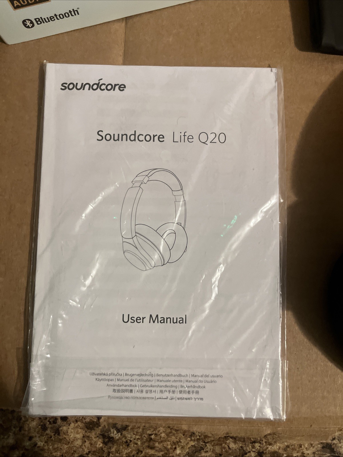 Anker Soundcore Life Q20 Over the Ear Wireless Headphones – Black