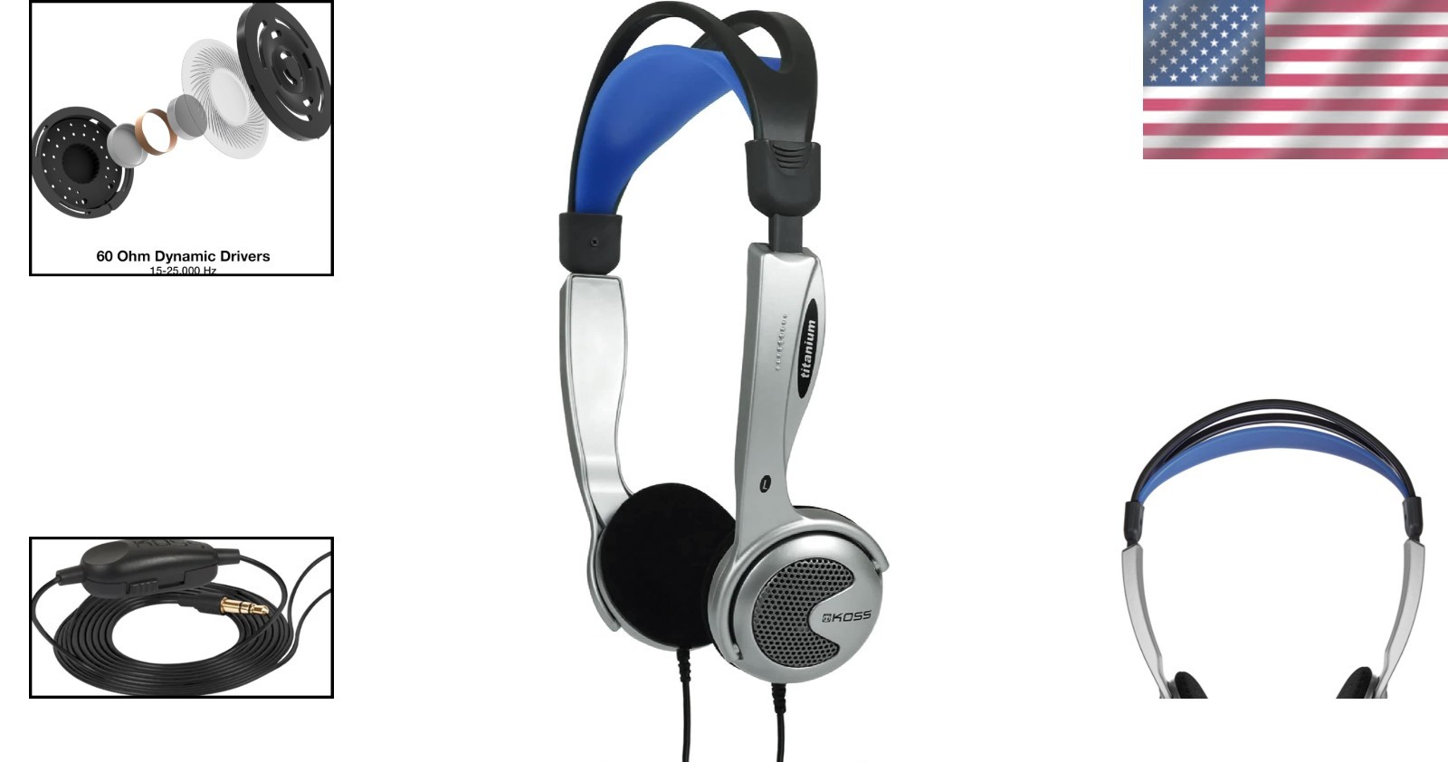 Titanium Earphones with Wide Frequency Range