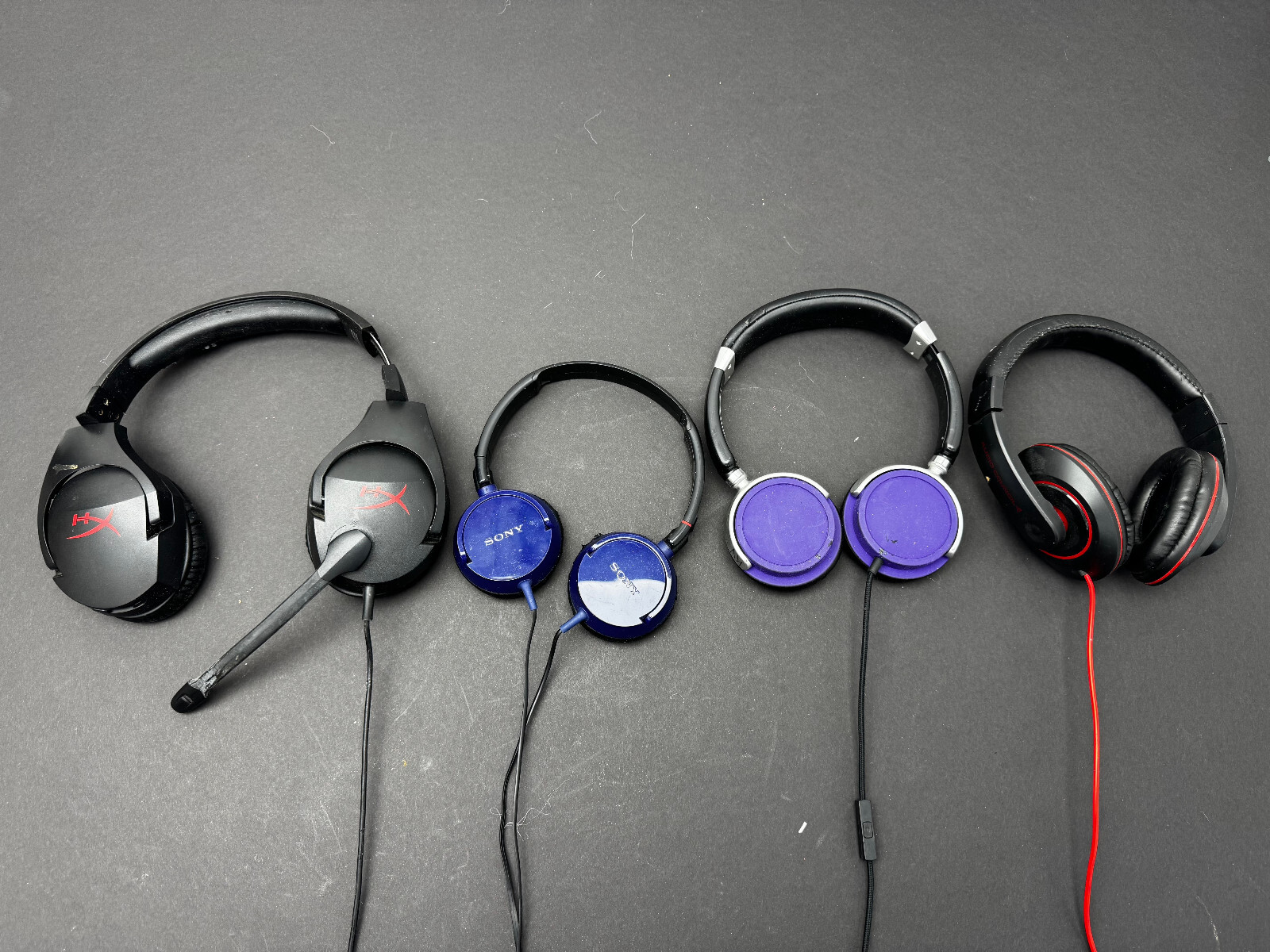 Lot of 4 Assorted Headset Bundle
