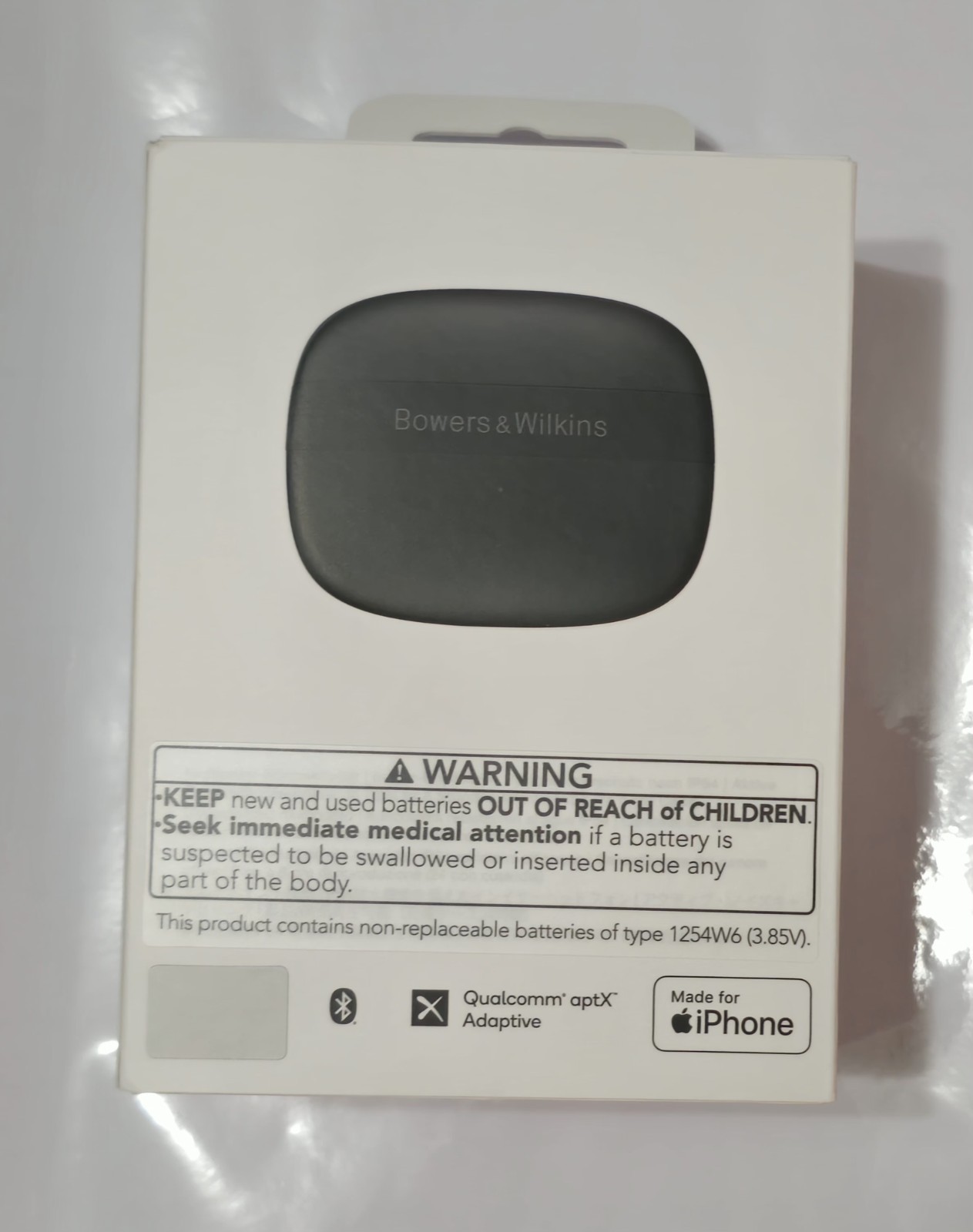 Bowers & Wilkins Pi6 Wireless Earbuds-Storm Grey, in-Ear Wireless Bluetooth