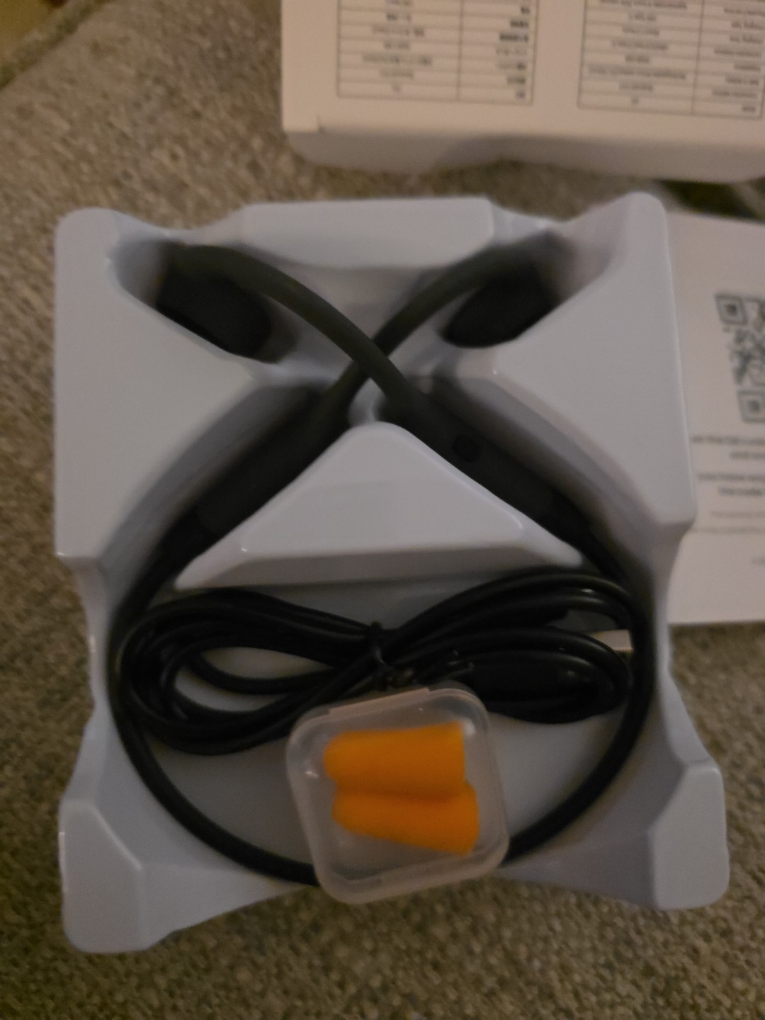 HS1 Bone Conduction Headphones Earphones Speakers Head Phone