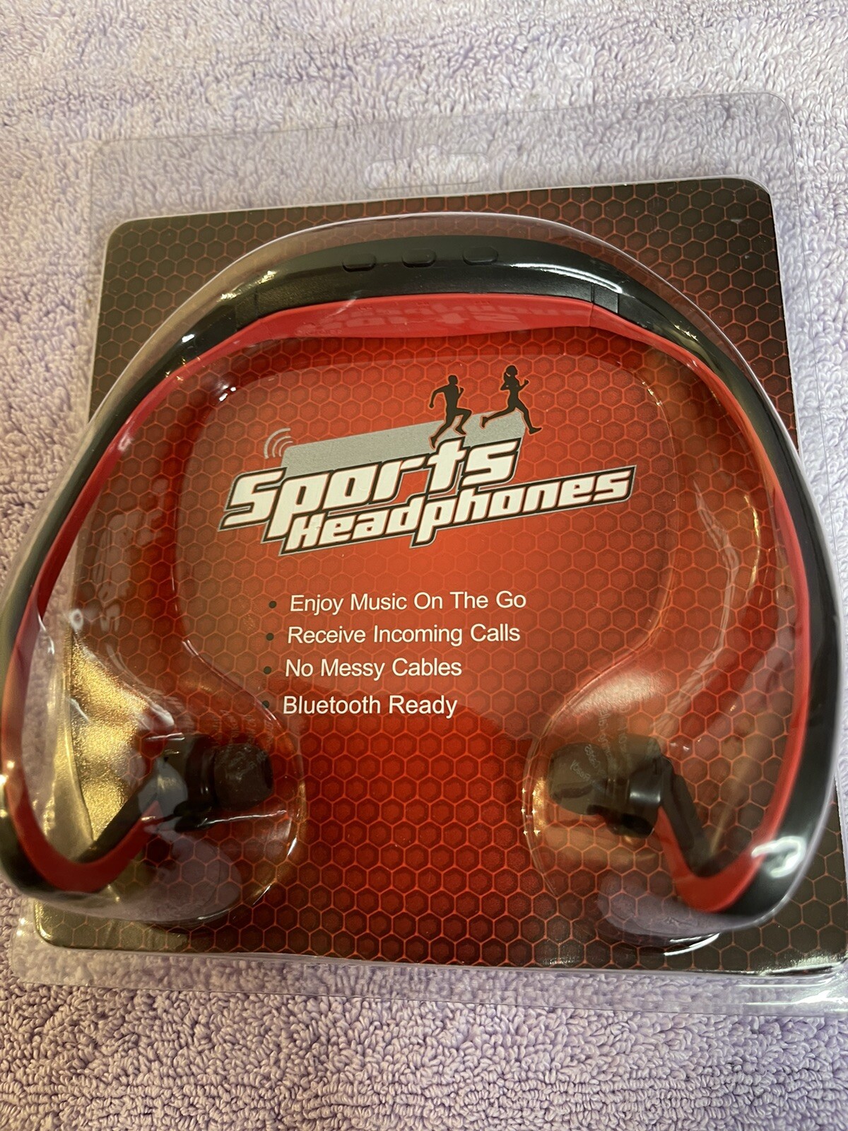 New & Sealed Sports Headphones Music Calls On The Go Bluetooth Ready