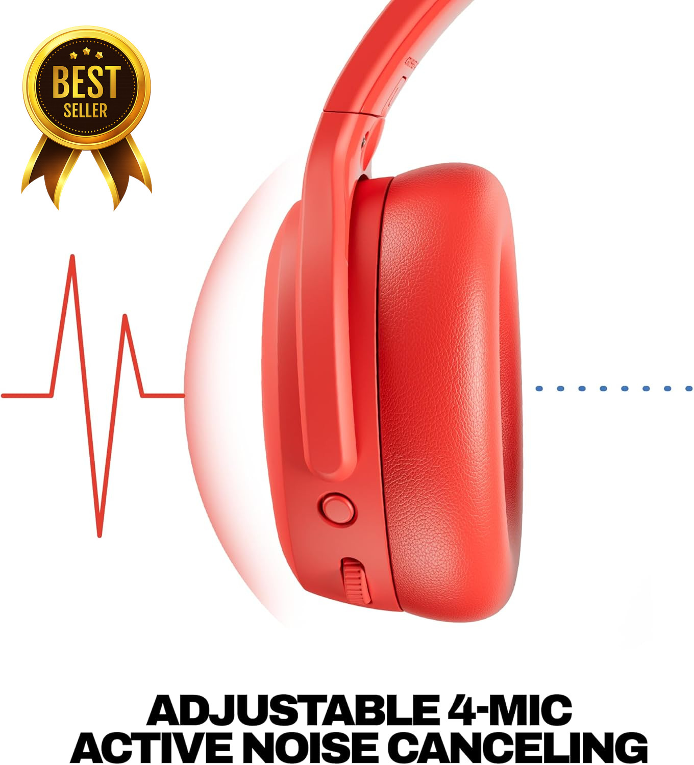 Crusher ANC 2 Wireless Bluetooth Headphones Noise Cancelling 60H Plasma
