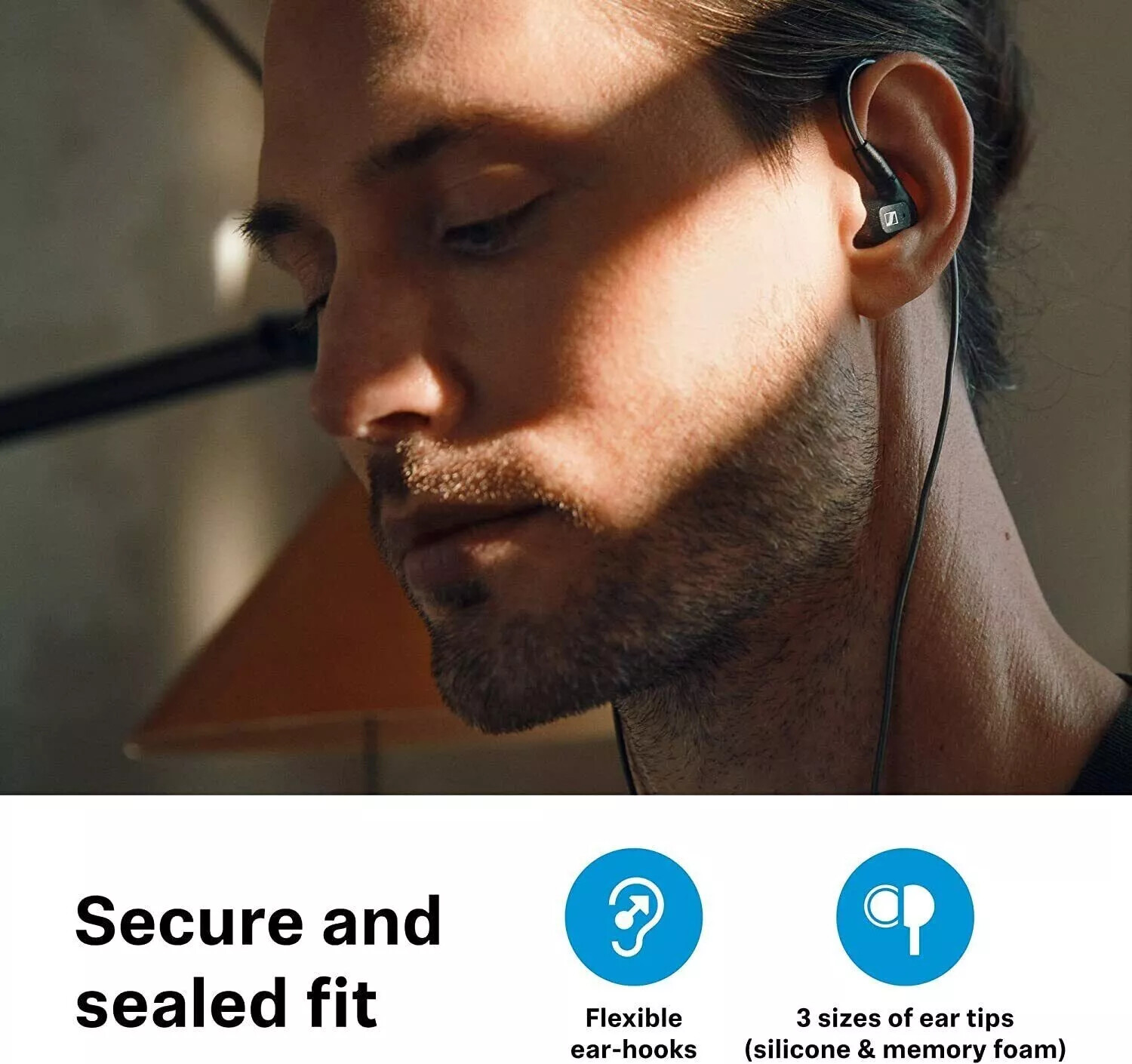 Sennheiser IE 300 Audiophile Wired 3.5mm Earbuds Headphones In-Ear
