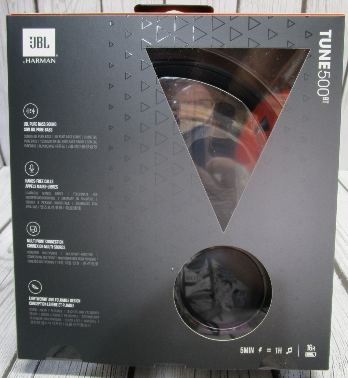 JBL TUNE 500BT Bluetooth Headband Over-Ear High-Quality Wireless Headphones