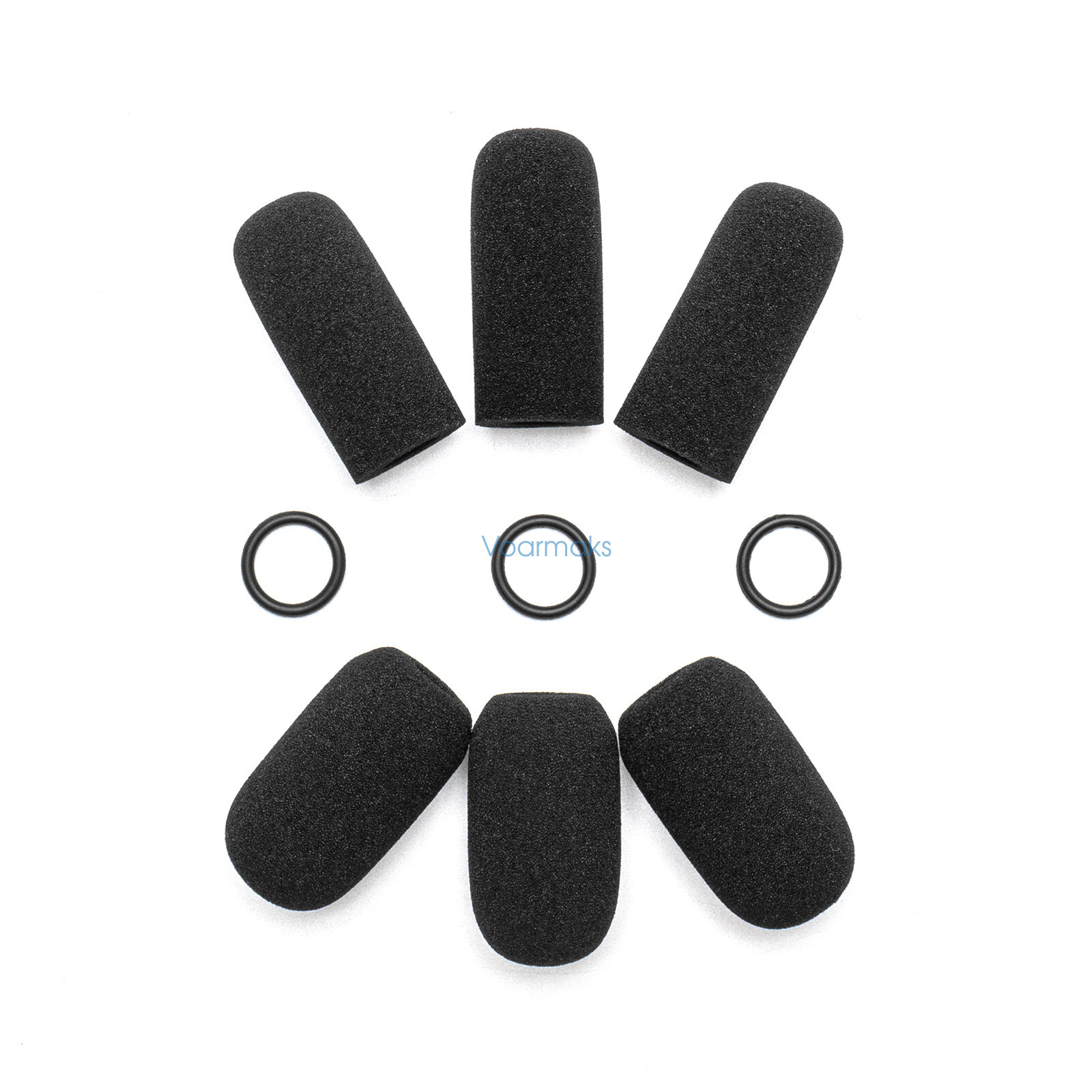 6 Pack Foam Mic Covers For BOSE A20/A10/A30 High-Density Windscreen