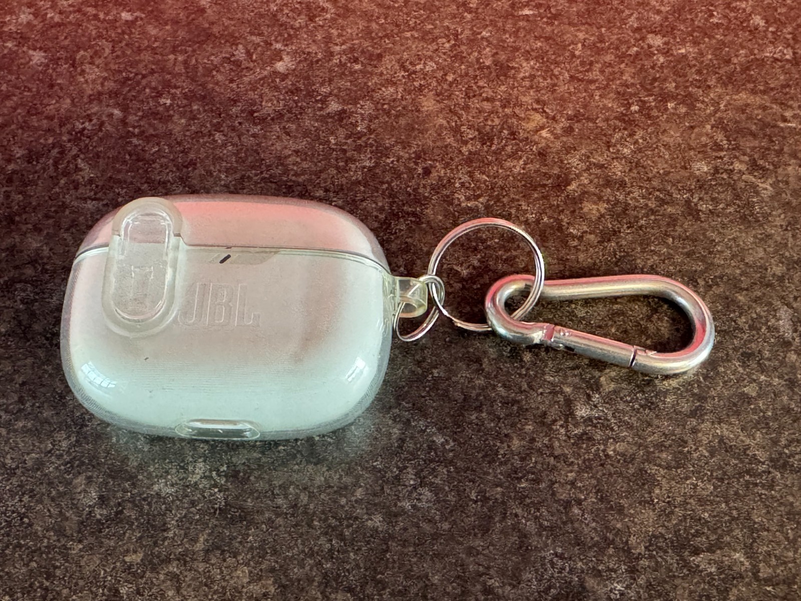 JBL Vibe Beam, True wireless earbuds with OEM Clear Case/keychain carbiner