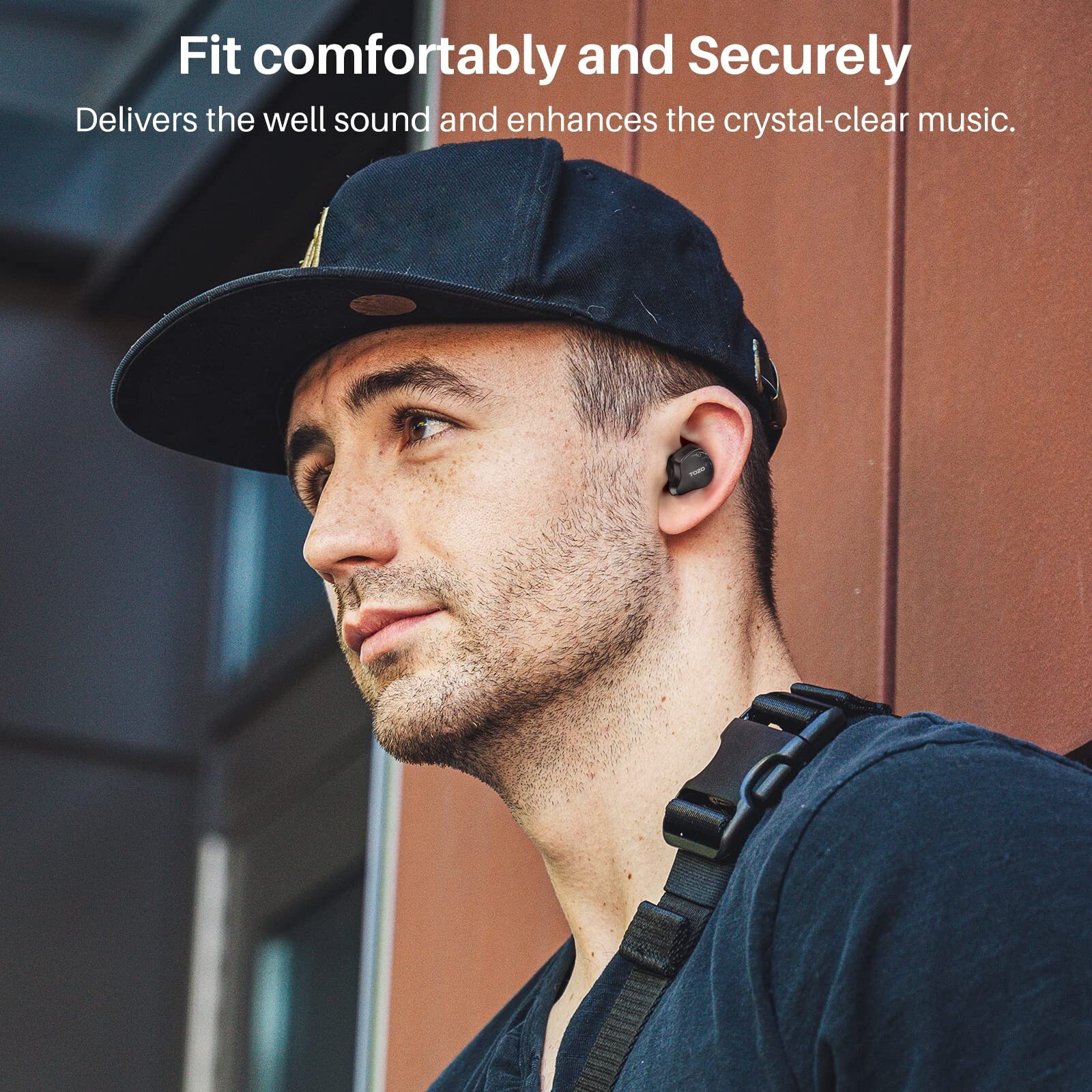 TOZO T18 Bluetooth True Wireless Earbuds Call Noise Reduction IPX8 Waterproof