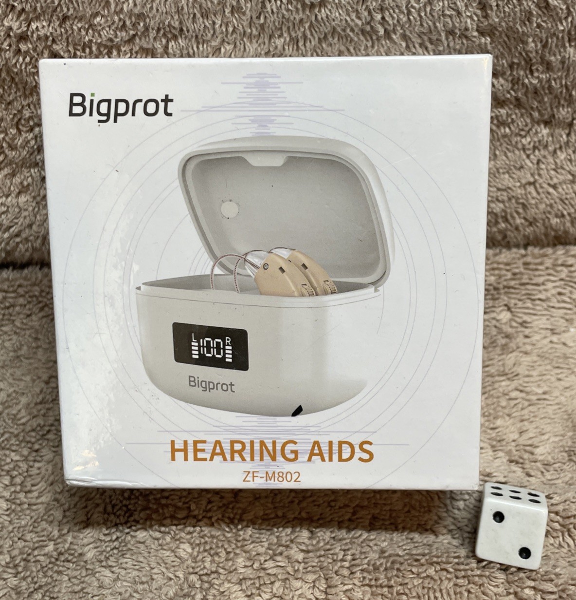 Hearing Aids Rechargeable Seniors ZF-M802 “New/Sealed”
