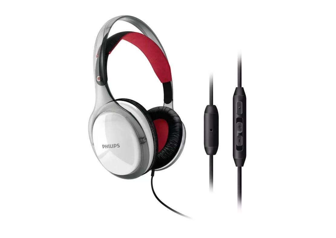 Philips Headphones Wired 3.5mm W/Mic -For Music,Calls,PC,Chat,Computer,Laptop