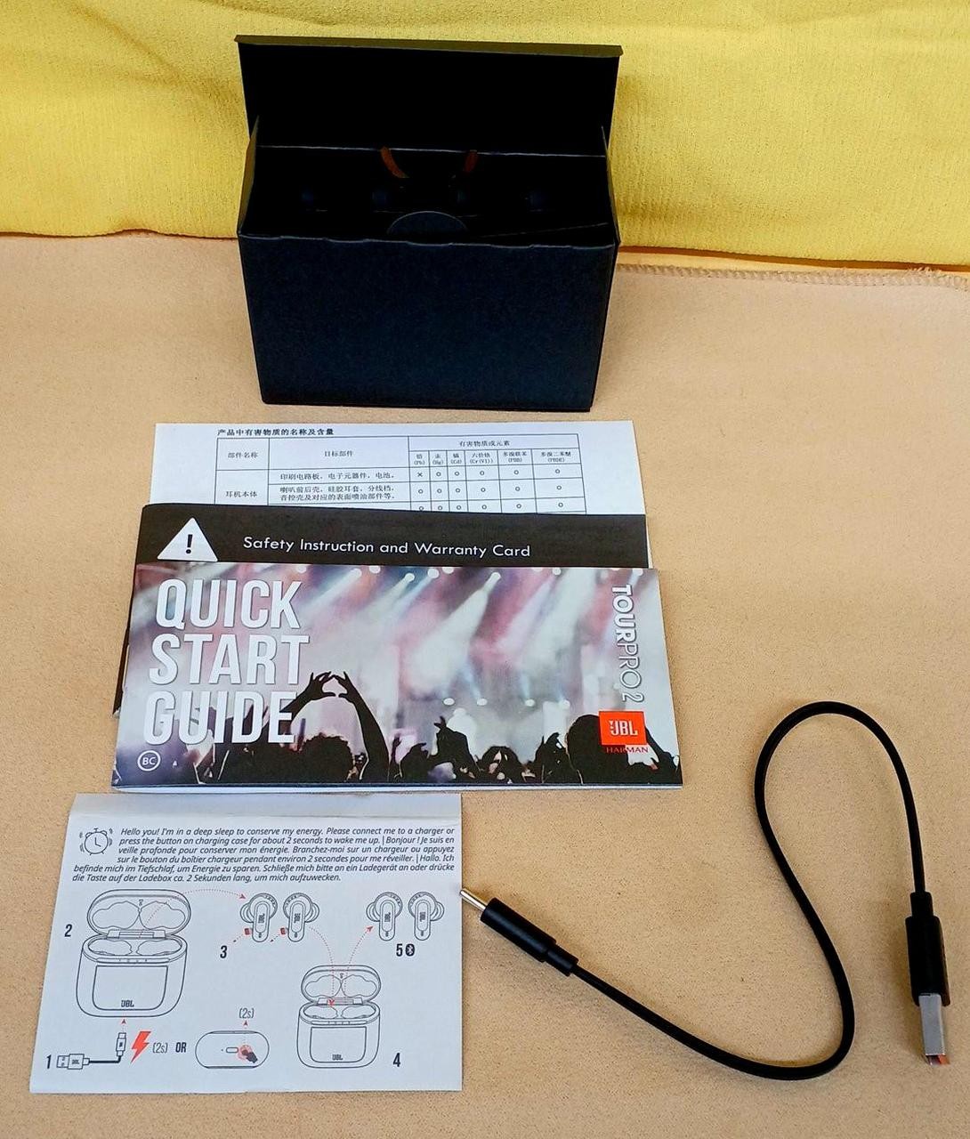 JBL Tour Pro 2 Wireless Earbuds in Ear Noise Cancelling Headphones