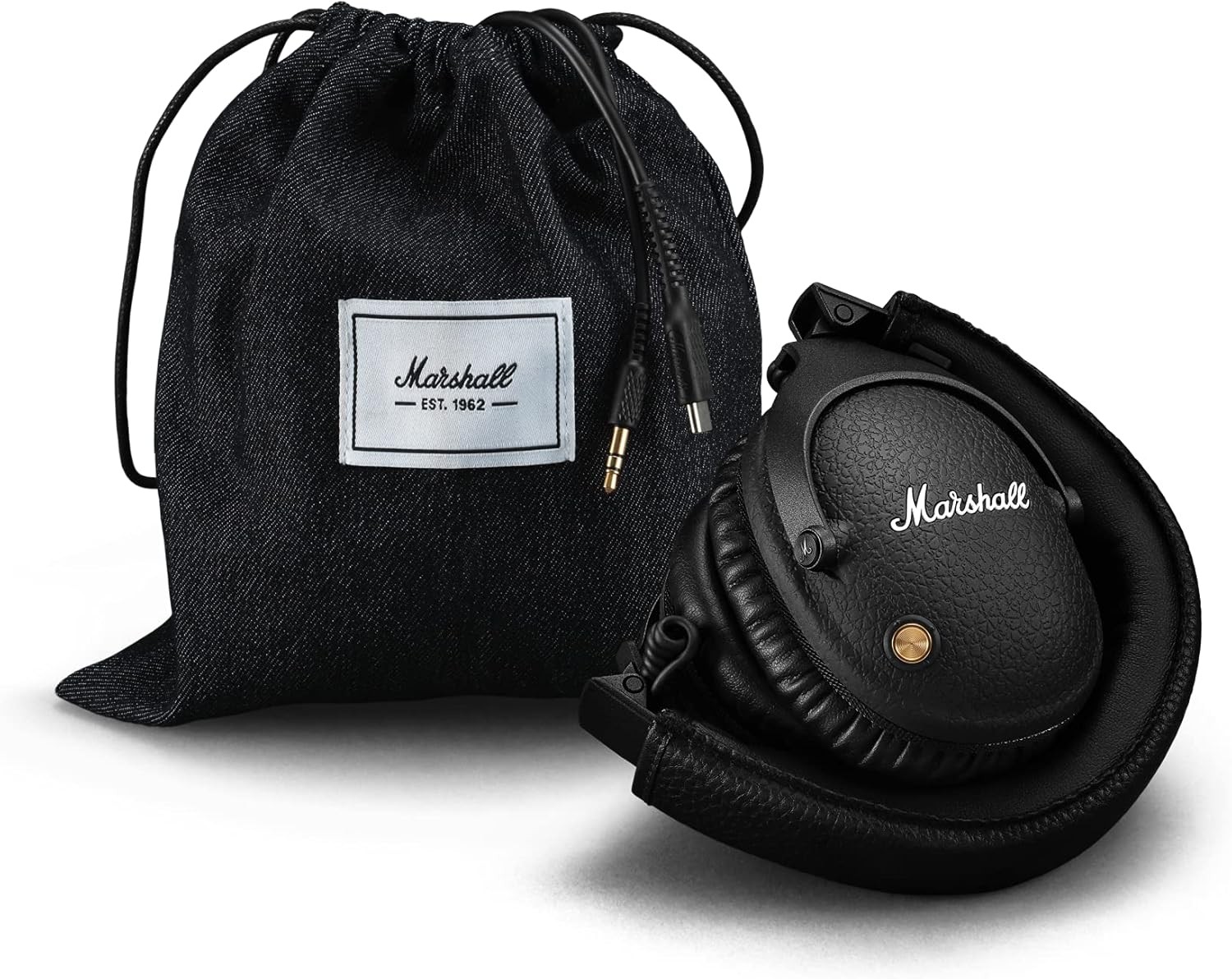 Marshall wireless noise canceling headphone Monitor2A.N.C black 30 hours of cont